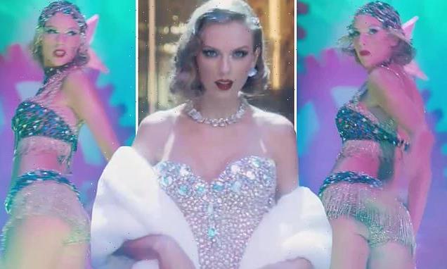 Taylor Swift dances in sparkly lingerie in Midnights music clips