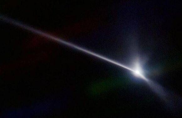 The 6,000-mile comet trail after Nasa smashed into asteroid