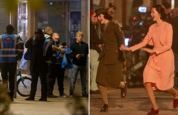 The Crown filming HALTED for two nights after drones fly over set forcing them to up security | The Sun