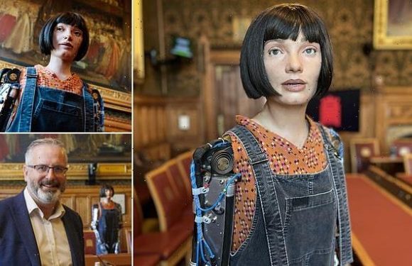 Watch MailOnline speak to Ai-Da the robot at the House of Lords