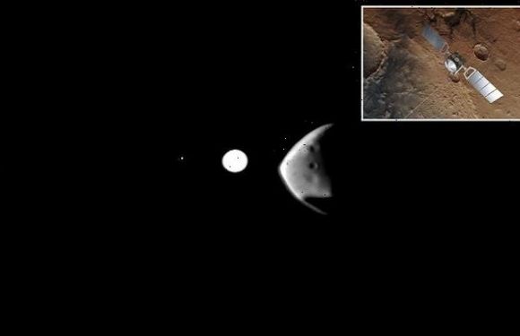 Watch Martian moon eclipsing Jupiter in eerie footage