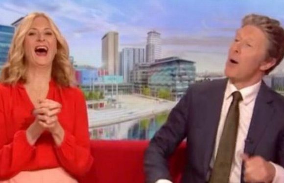 BBC Breakfast stars can’t contain laughter after guest has a wee on camera