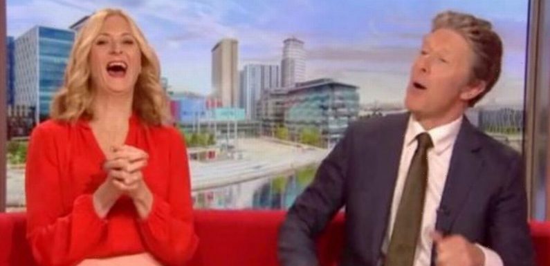 BBC Breakfast stars can’t contain laughter after guest has a wee on camera