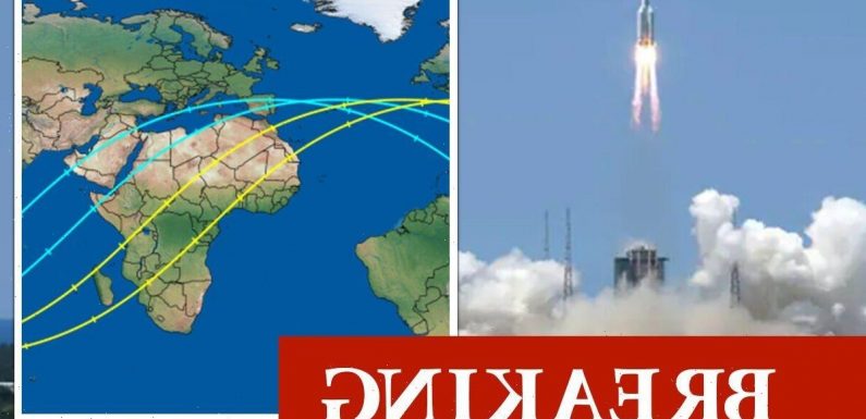 Flights grounded as out-of-control Chinese rocket to return to Earth