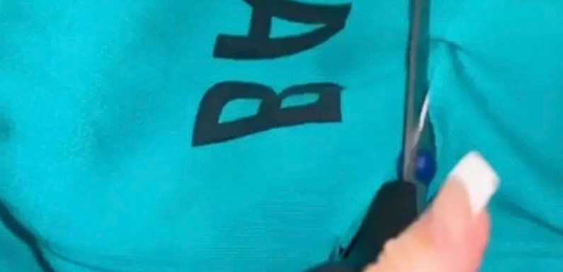 Fuming woman destroys £2.3k of Balenciaga clothes after controversial kid advert