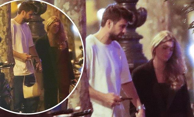 Gerard Pique, 35, holds hands with new girlfriend Clara Chia, 23