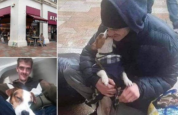 Homeless man made last bed for Jack Russell before dying outside Costa