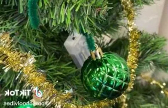 I'm a preschool teacher… my easy Christmas hack makes hanging baubles way easier and your kids will love it too | The Sun