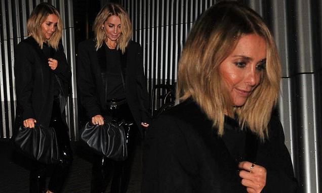Louise Redknapp looks chic as she celebrates her birthday