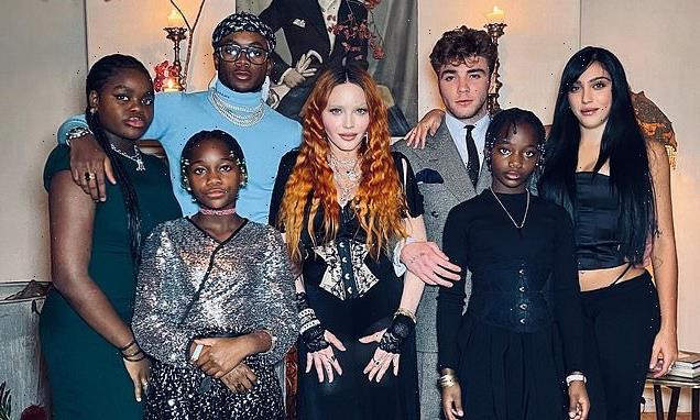 Madonna, 64, shares rare family photo with all SIX of her children