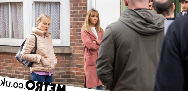 Maria is horrified in Corrie as a racist petition from Max attracts names