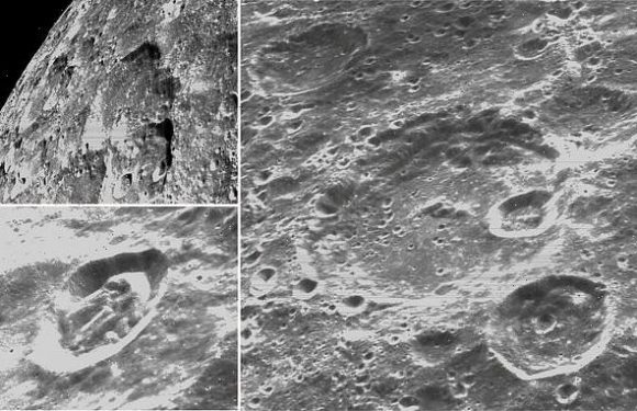 NASA's Orion shares close up images of the moon's cratered surface