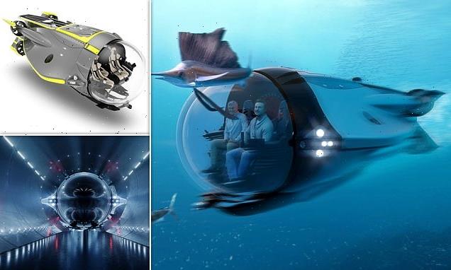 Ultra-luxury submarine can carry three passengers 984ft underwater