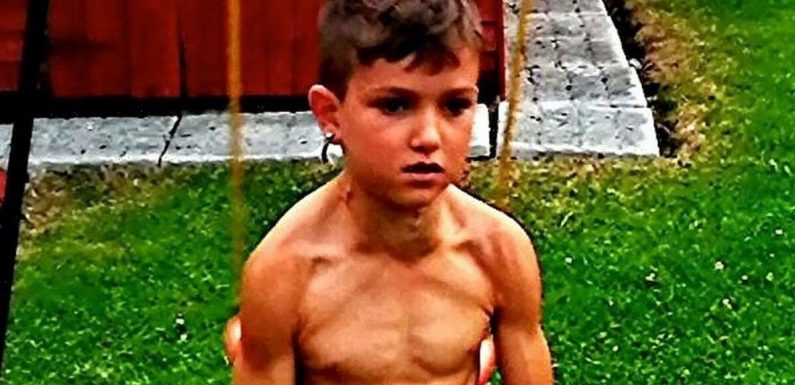 ‘World’s strongest boy’ now unrecognisable after eight years of intense training