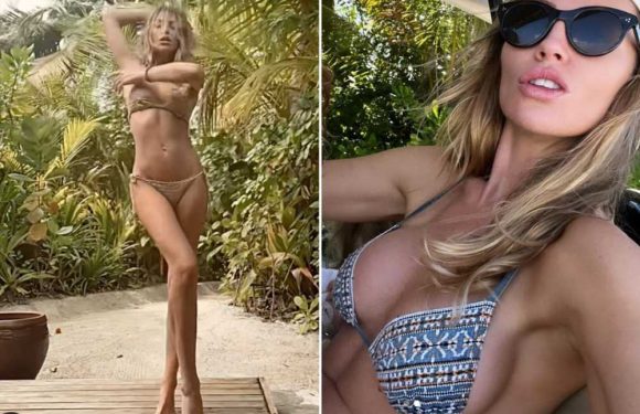 Abbey Clancy looks incredible in a bikini as she enjoys family holiday in the Maldives | The Sun