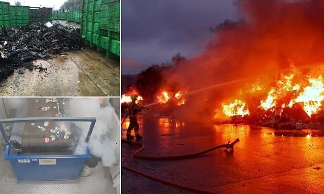 Batteries left in discarded electricals responsible for 700 fires