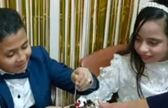 Child protection officers swoop after Egyptian boy, 12, proposes to fiance, 10