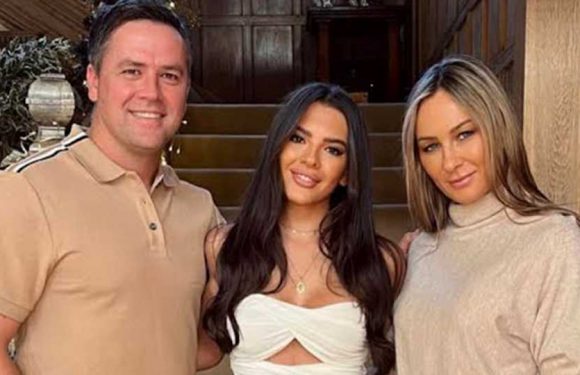 Gemma Owen shows off huge dining room at dad Michael’s mansion as she glams up for Christmas dinner | The Sun