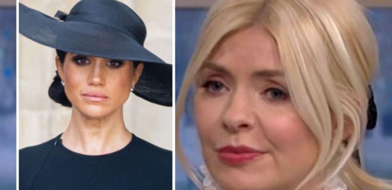 Holly Willoughby shuts down ITV guest as she defends Meghan Markle