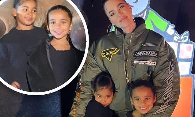 Khloe Kardashian takes daughter True and niece Dream to Holiday Road