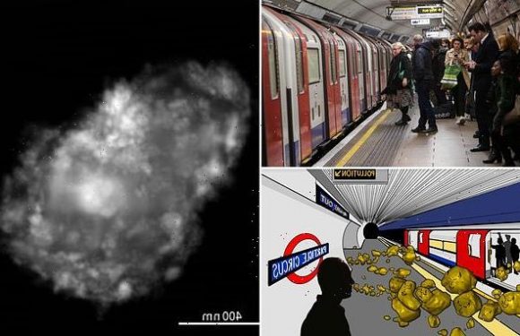 London Underground is polluted with ultrafine METALLIC particles
