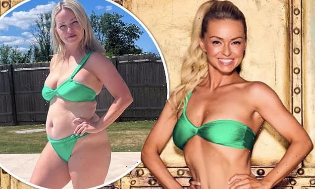 Ola Jordan dons green bikini as she flaunts dramatic 3.5st weight loss