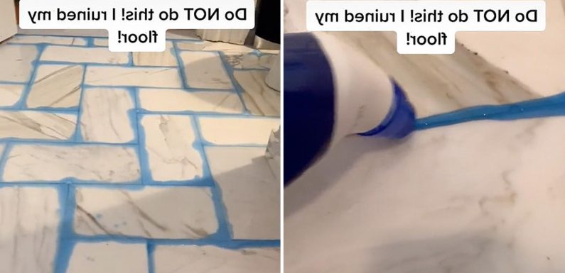 People warned not to try TikTok viral 'grout cleaning hack' – which will eat away at your floor | The Sun