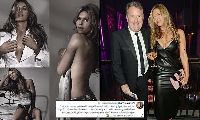 Piers Morgan posts risque pictures of his wife Celia