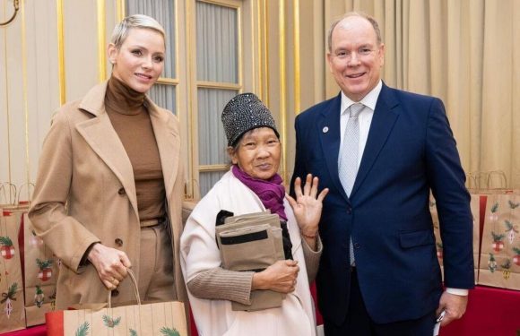 Princess Charlene wears outfit ‘similar’ to Kate and Meghan – pictures