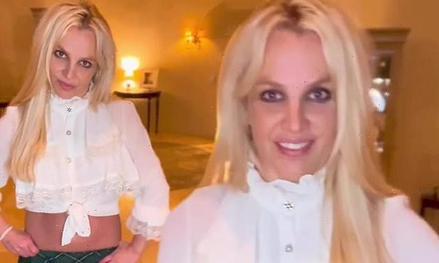 Britney Spears says she's 'not having a breakdown' after long week