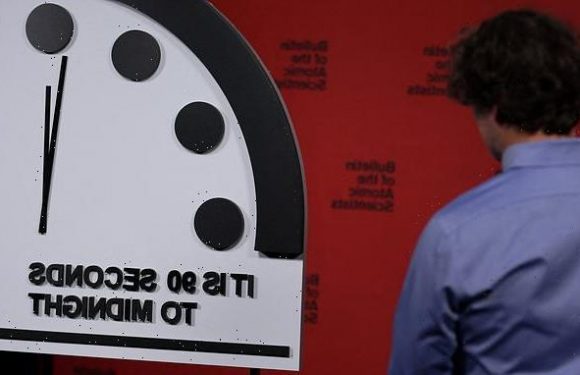 Doomsday clock moves to 90 seconds before midnight – the closest ever