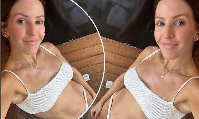 Ellie Goulding pens cryptic caption as she dons a white bikini