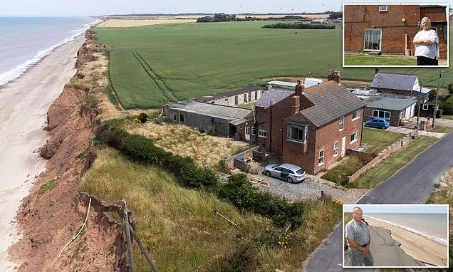Families living on eroding Yorkshire coast are forced to abandon homes