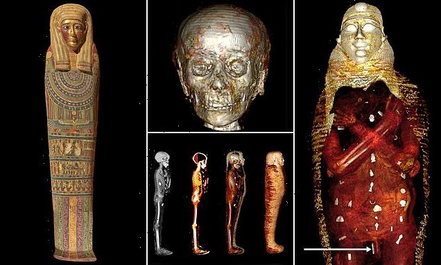 'Golden Boy' mummy was buried with an amulet next to his PENIS