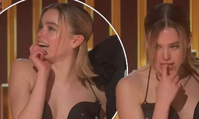 Golden Globe viewers wild for Milly Alcock's drunk Golden Globes show