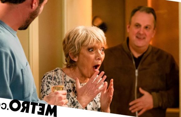 Harvey has a bold idea to save penniless Slaters in EastEnders