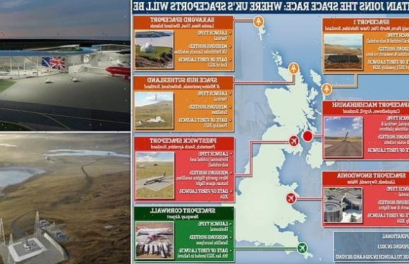 How do the UK's spaceports compare? MailOnline looks at all seven