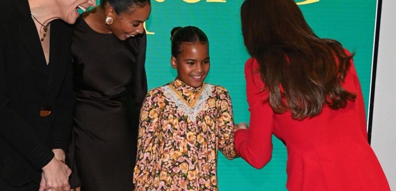 Kate Middleton makes Rochelle Humes’ nine-year-old daughter’s day