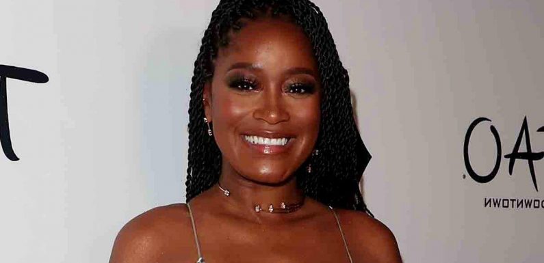 Keke Palmer Cradles Baby Bump on Red Carpet After Hinting She’s Having a Baby Girl