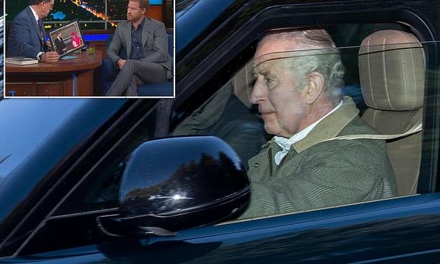 King Charles is spotted after Prince Harry's latest US interview