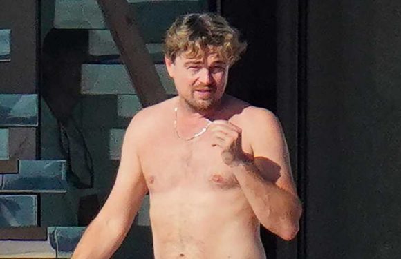 Leonardo DiCaprio goes shirtless on luxury yacht with two bikini-clad beauties amid new romance | The Sun