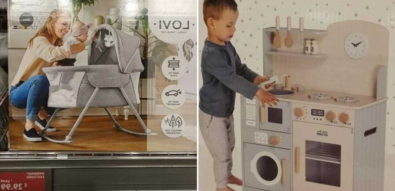 Mums flock to Aldi as they reduce tonnes of baby and toddler must-haves – including an entire toy kitchen for just £20 | The Sun