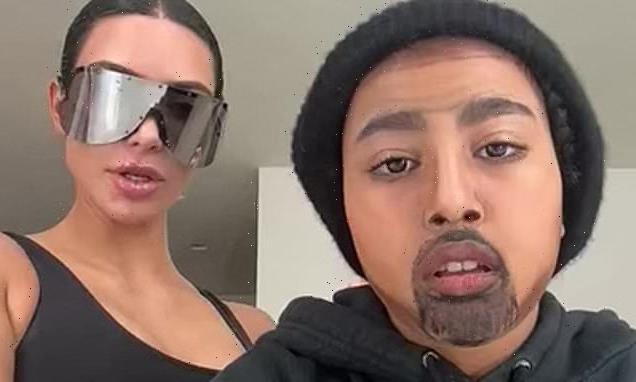 North West uses special FX to transform into dad Kanye on TikTok