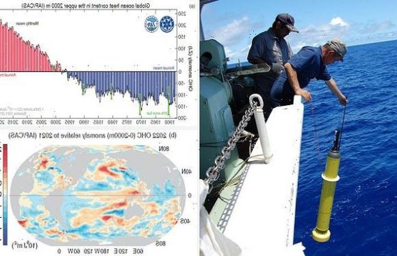 Ocean temperatures hit a record high in 2022, data shows