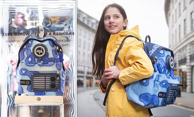 Schoolgirl creates backpack that filters out air pollution