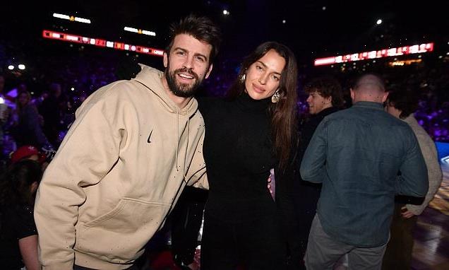 Shakira's ex Gerard Pique looks pensive at star-studded NBA game