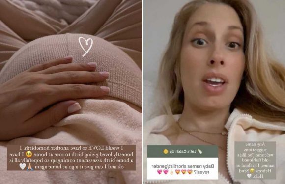 Stacey Solomon gives away major clue about her unborn baby's gender | The Sun