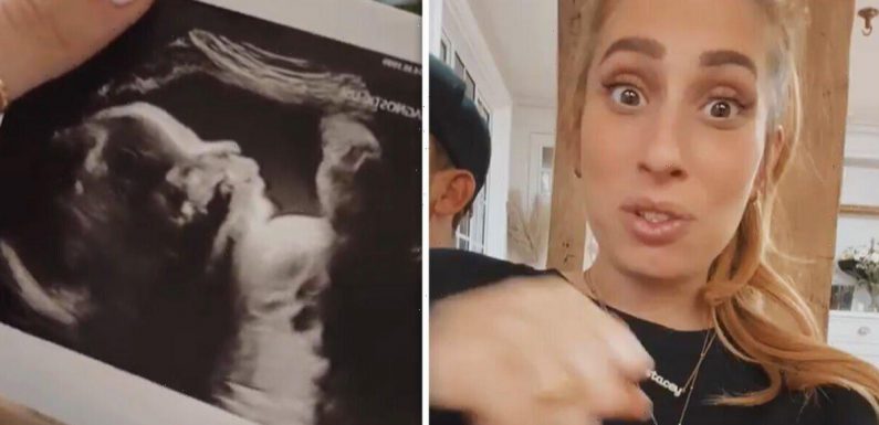 Stacey Solomon may have hinted at baby’s gender as she unveils scan