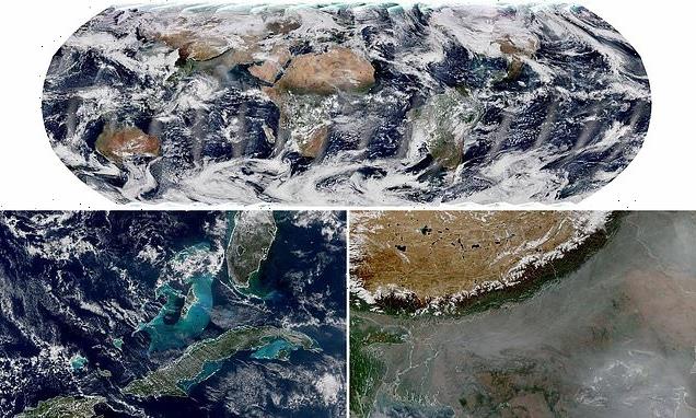 Stunning global picture of Earth taken by a NASA satellite