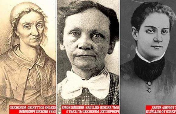 Almost half of female serial killers are nurses or healthcare workers